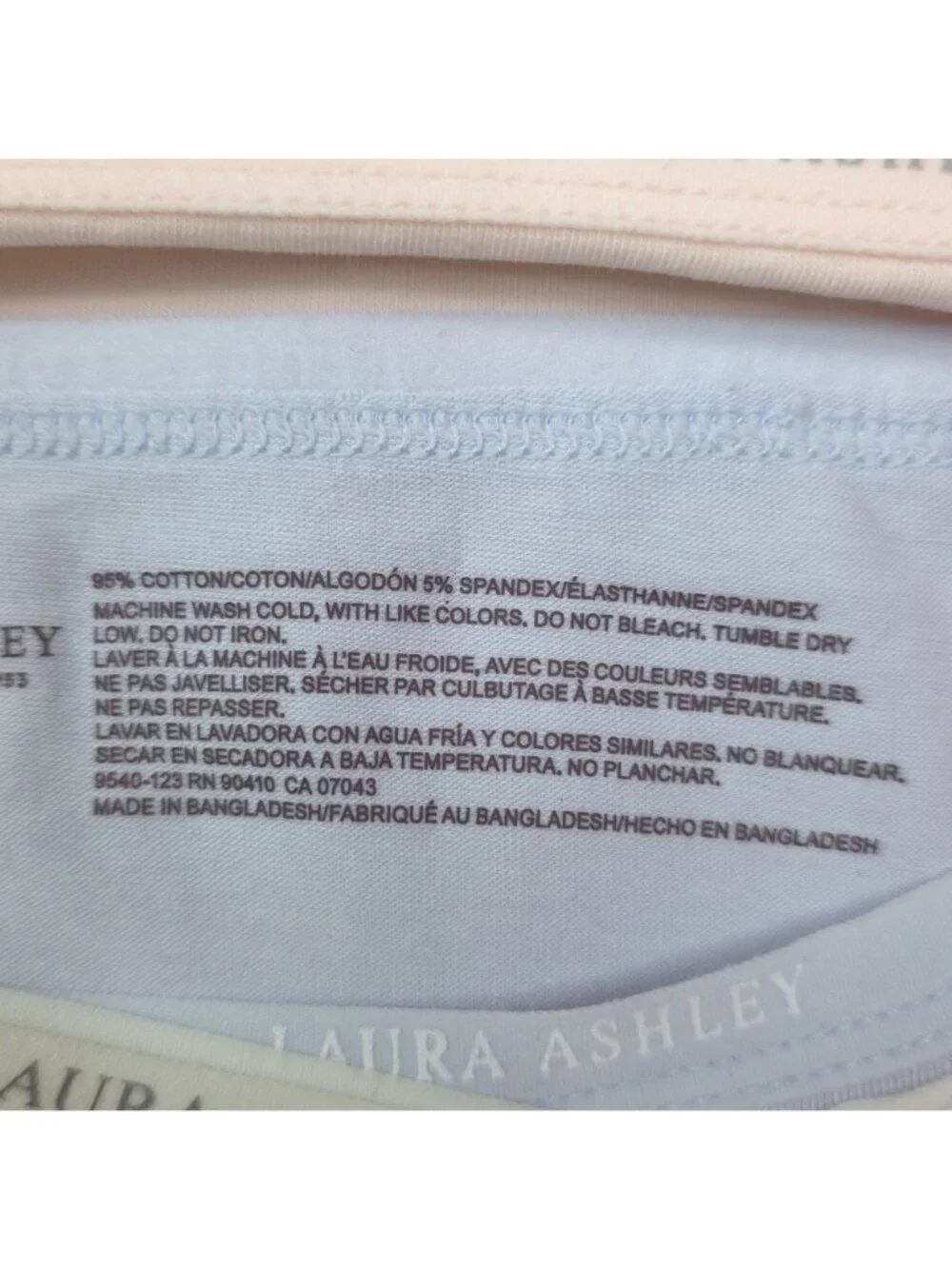 Laura Ashley Women’s 7-Pack Medium Tag-Free Panties Briefs Cotton Spandex